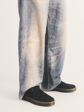 Dr.Martens Carlson E.H. Suede & Cream Sherpa - Black 27921001 Sandals
